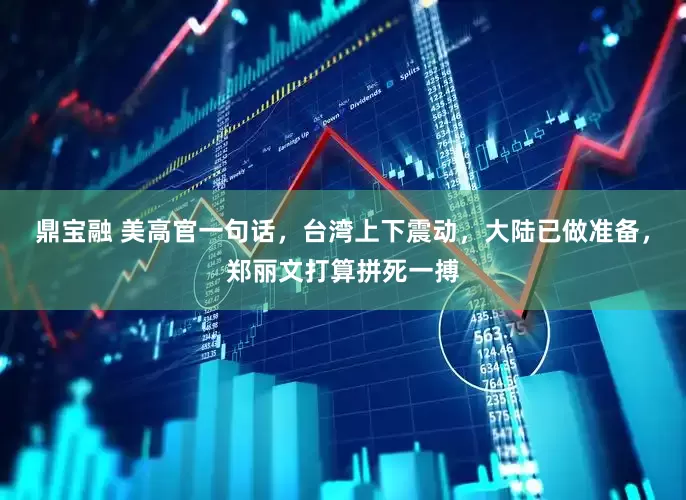 鼎宝融 美高官一句话，台湾上下震动，大陆已做准备，郑丽文打算拼死一搏